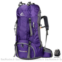 Sac à dos ski 60L - modèle Violet - Sac Roche ™