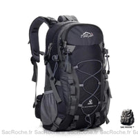 Sac à dos ski ajustement vertébral - modèle Noir - Sac Roche ™