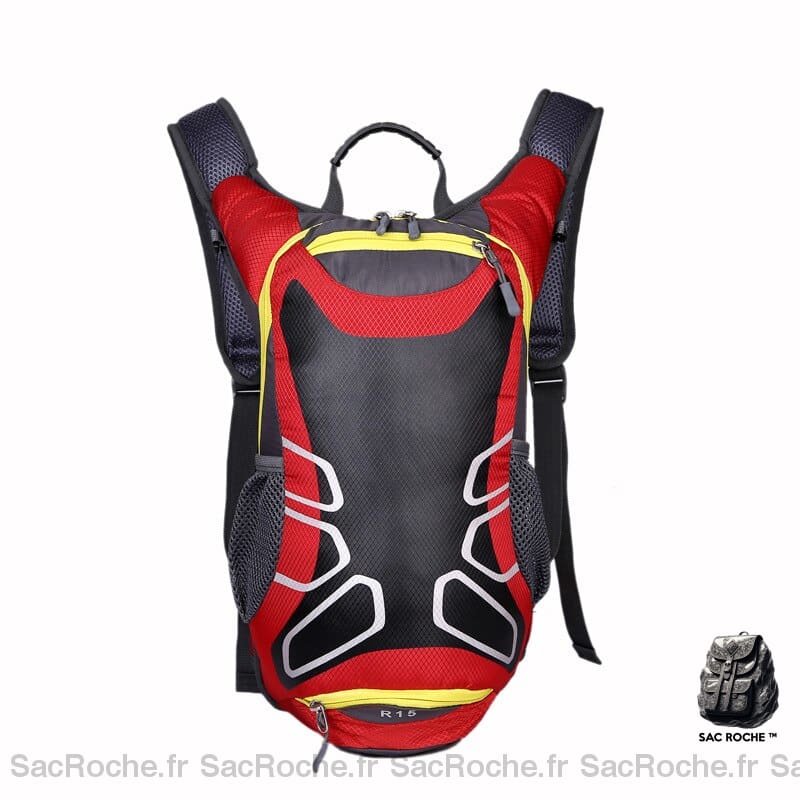 Sac À Dos Ski Femme Compact Rouge Dos Sport