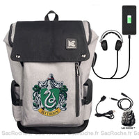 Sac à dos Slytherin confortable - Sac Roche ™