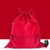 Sac à dos souple avec cordons - modèle Rouge - Sac Roche ™