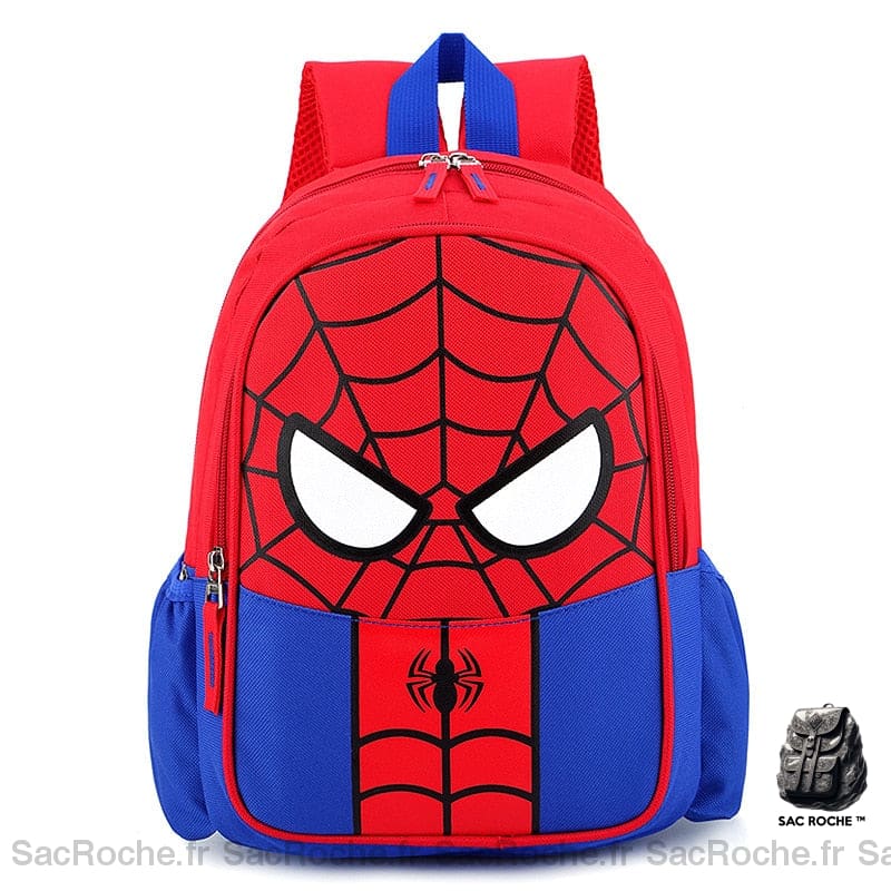 Sac à dos spider-man imperméable rouge et bleu