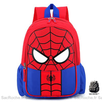 Sac à dos spider-man imperméable rouge et bleu