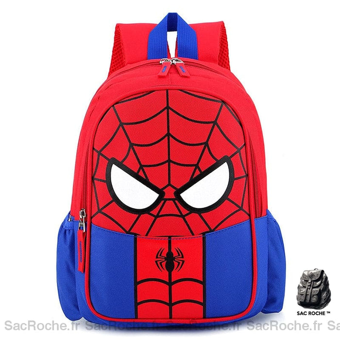 Sac à dos spider-man imperméable rouge et bleu