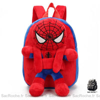 Sac à dos spider-man avec peluche derrière