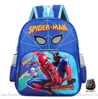 Sac à dos Spiderman école - modèle Bleu - Sac Roche ™