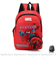 Sac à dos Spiderman effet jeans - originalité garantie - modèle Rouge - Sac Roche ™