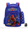 Sac à dos Spiderman avec trousse bleu avec un fond blanc