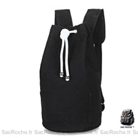 Sac à dos sport cordon - modèle Noir / L - Sac Roche ™