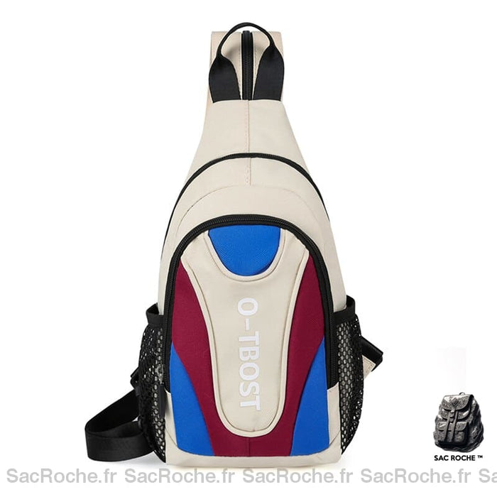 Sac À Dos Sport Femme Mini Blanc / 20X11X32Cm Dos Sport