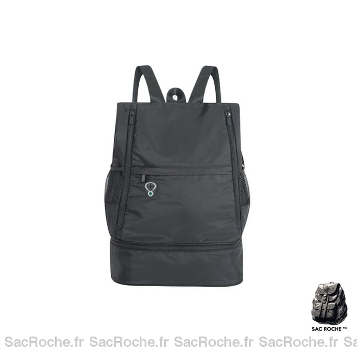 Sac à dos femme sport yoga - Noir - Sac de gym Sac à main