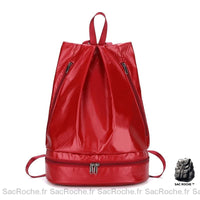 Sac à dos sport imperméable irisé femme - modèle Rouge - Sac Roche ™