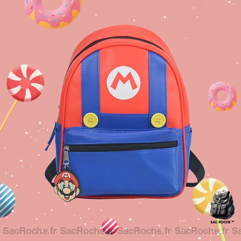 Sac À Dos Super Mario Bicolore Enfant