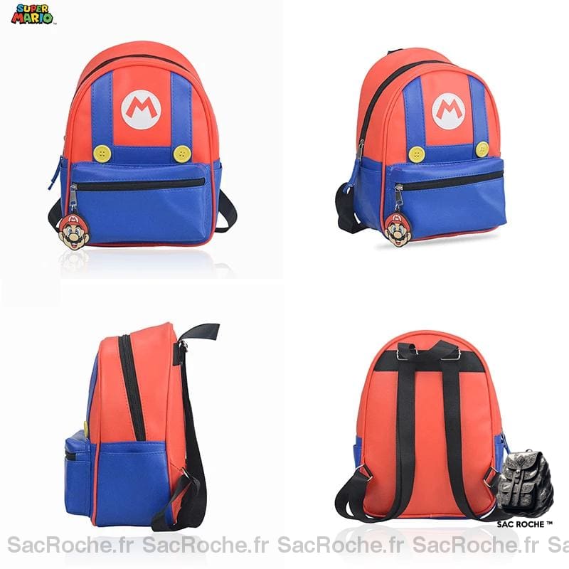 Sac À Dos Super Mario Bicolore Enfant