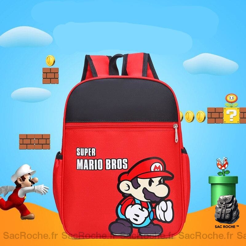 Sac À Dos Super Mario Écolier Imprimé Enfant