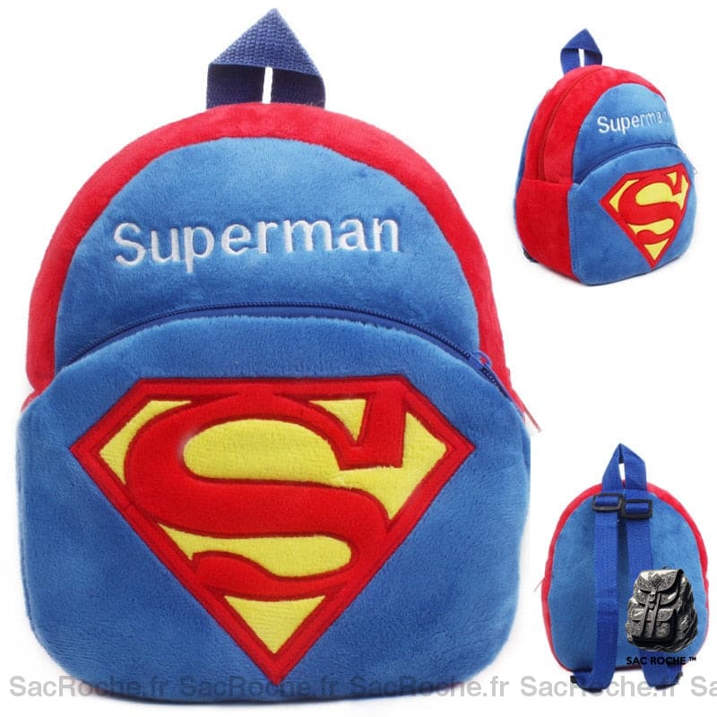 Sac À Dos Superman Peluche Enfant
