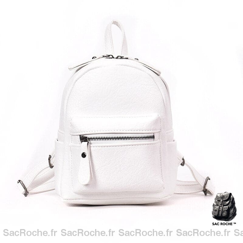 Sac À Dos Tendance 2022:  Style Moderne Blanc Petit Femme