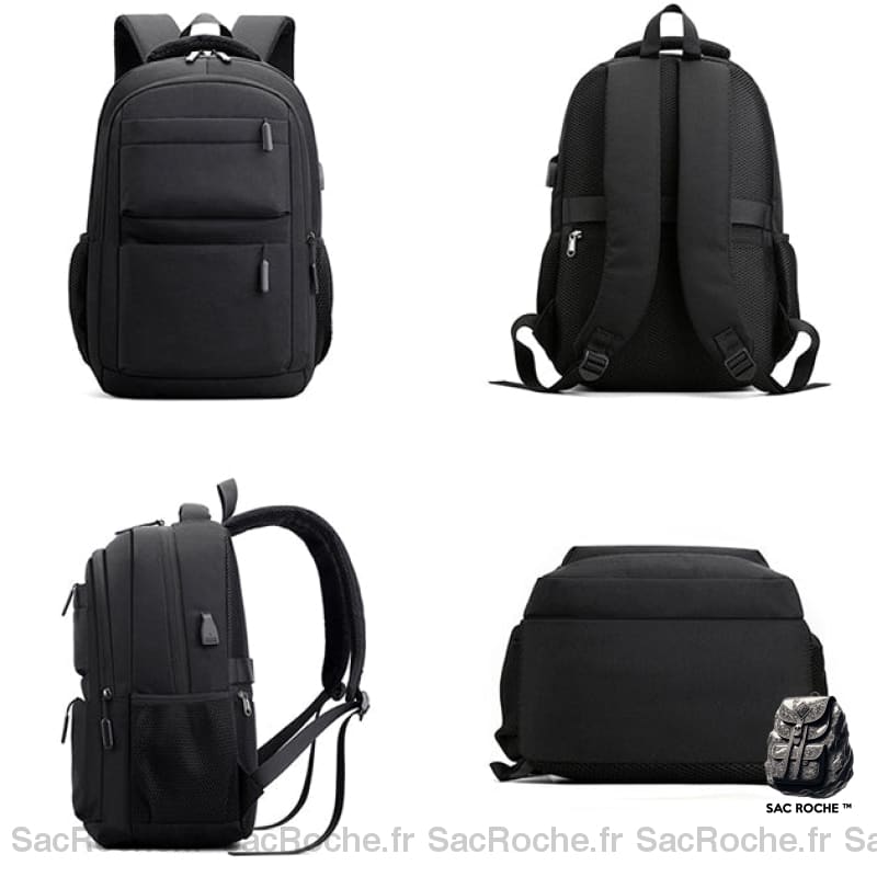 Sac À Dos Tendance Et Robuste - Poches Multiples Collège/Lycée Sac A Dos Ordinateur