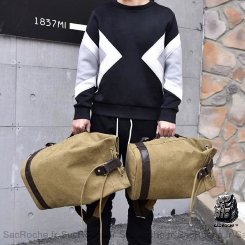 Sac À Dos Toile Style Matelot Homme