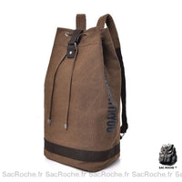 Sac à dos toile style matelot - modèle Marron / M - Sac Roche ™