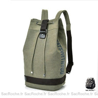 Sac à dos toile style matelot - modèle Vert / M - Sac Roche ™