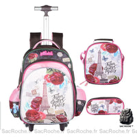 Sac à dos Tour Eiffel pour filles - Sac Roche ™