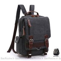 Sac à dos transformable bandoulière toile - Sac Roche ™