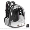 Sac à dos transparent pour petit animal de compagnie - Noir - Chat Chien