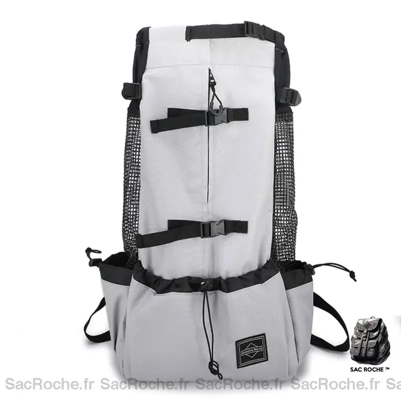 Sac À Dos Transport Chien 20Kg Gris / Xl (15-25Kg) Sac