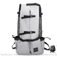 Sac à dos transport chien 20kg - modèle Gris / XL (15-25Kg) - Sac Roche ™