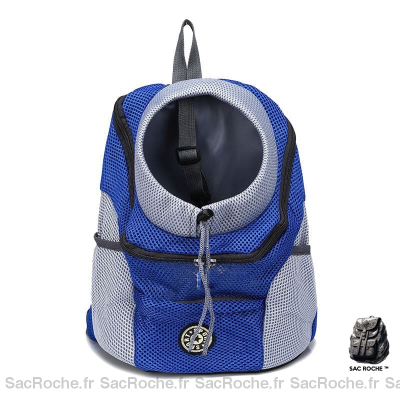 Sac à dos de transport pour petits chats et chiens - Bleu, S - Chien Chat