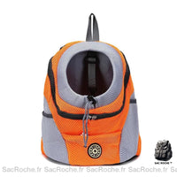 Sac à dos de transport pour petits chats et chiens - Orange, S - Chien Chat