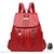 Sac à Dos Trapèze Femme Rabat Gris - modèle Rouge - Sac Roche ™