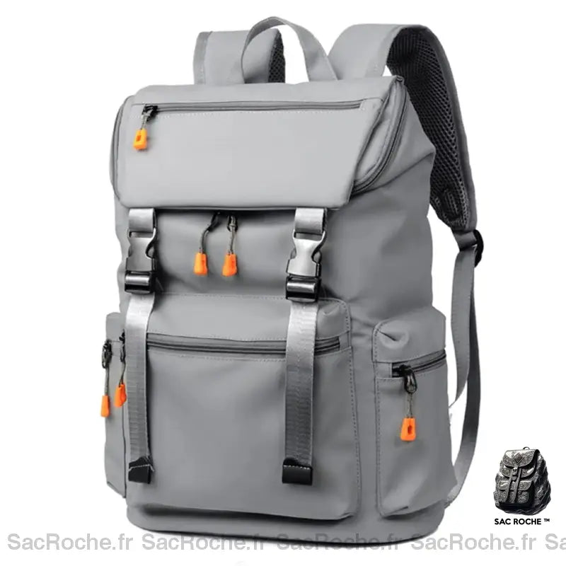 Sac À Dos Travail Homme Gris