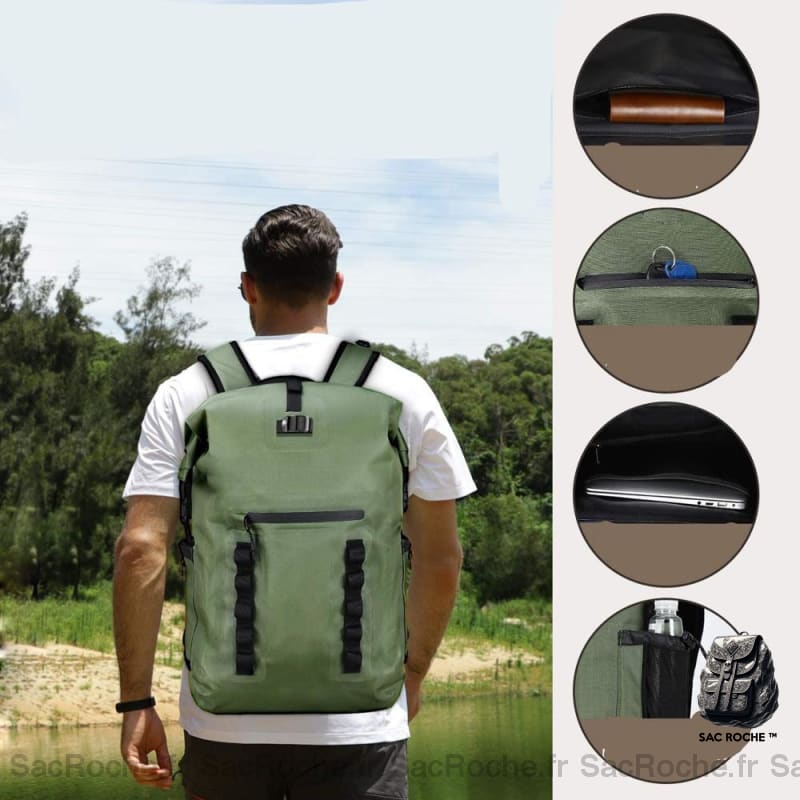 Sac À Dos Trekking Étanche 30L Homme