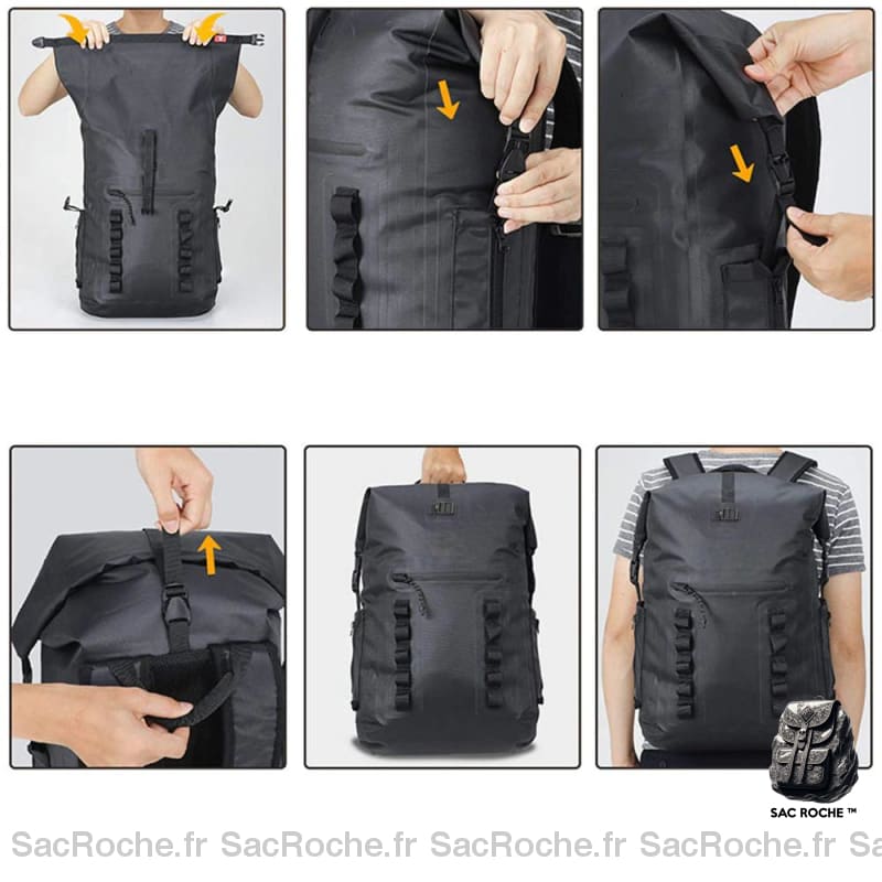 Sac À Dos Trekking Étanche 30L Homme