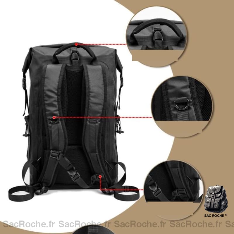 Sac À Dos Trekking Étanche 30L Homme