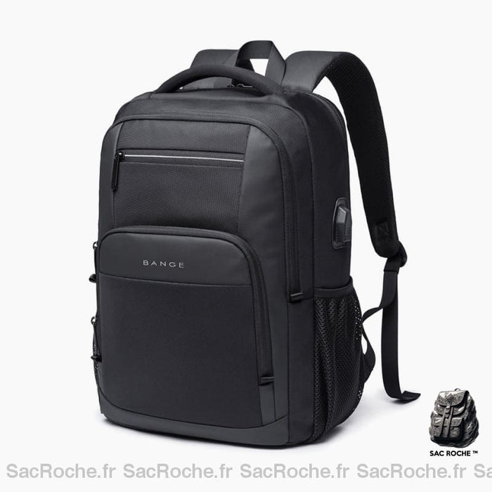 Sac À Dos Urbain Bange Milo Noir Sac Ordinateur