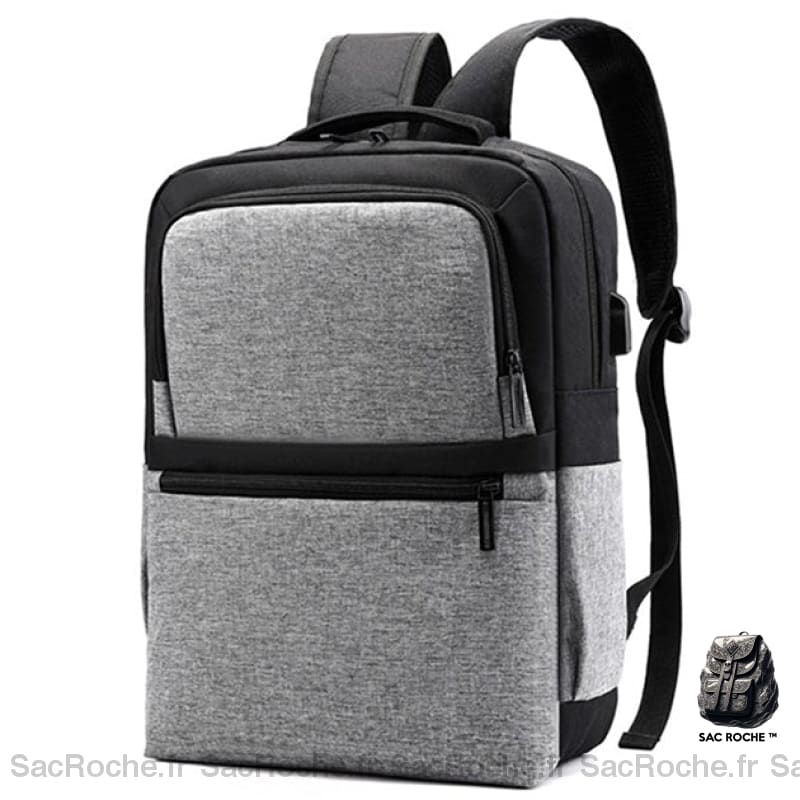 Sac À Dos Urbain Durable Pour Ordinateur Gris Sac A Dos Ordinateur