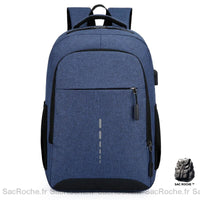 Sac à Dos Urban Homme - Pratique et Élégant - modèle Bleu - Sac Roche ™