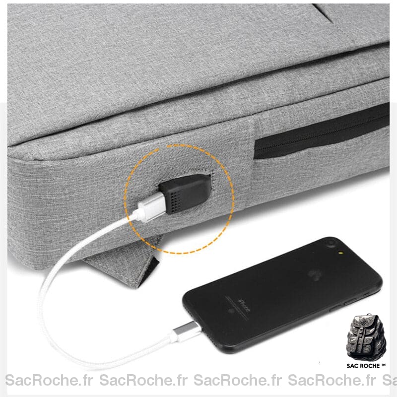 Sac À Dos Usb Pour Ordinateur En Tissu Homme