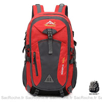 Sac à dos USB pour randonnée - modèle Rouge - Sac Roche ™