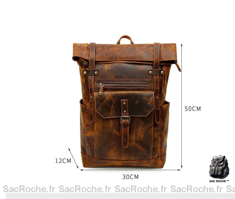 Sac À Dos Vélo Cuir Homme