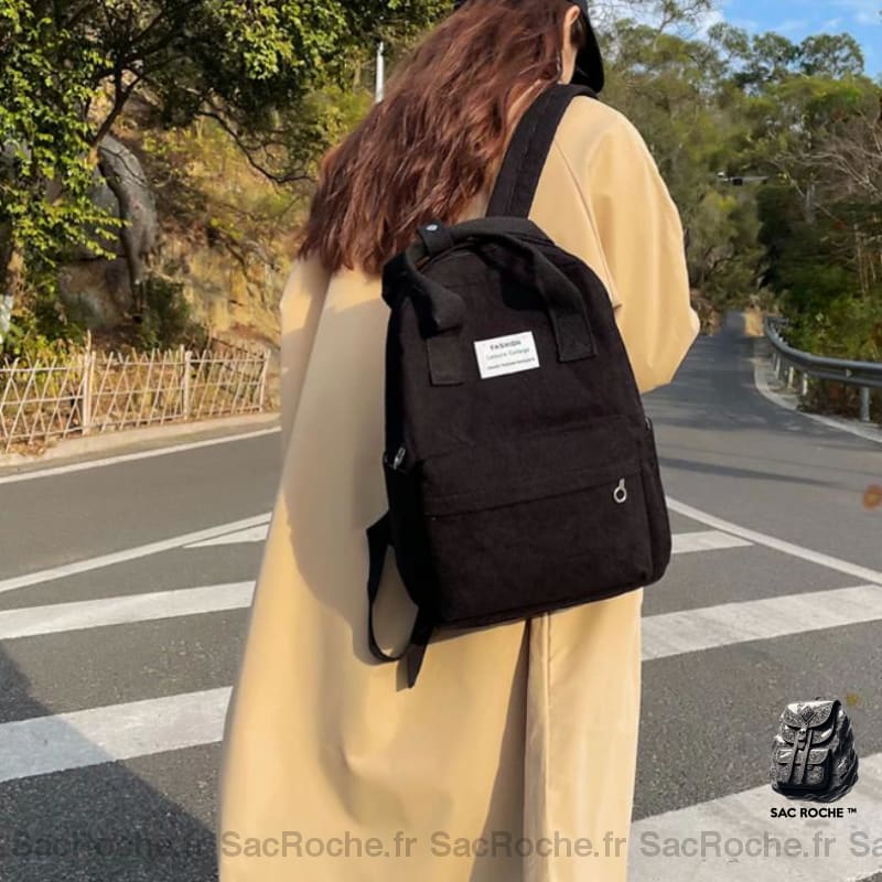 Sac À Dos Velours Côtelé Femme