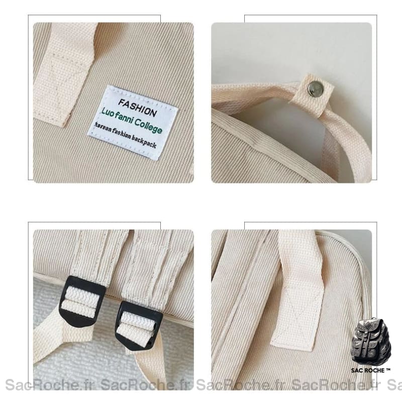 Sac À Dos Velours Côtelé Femme