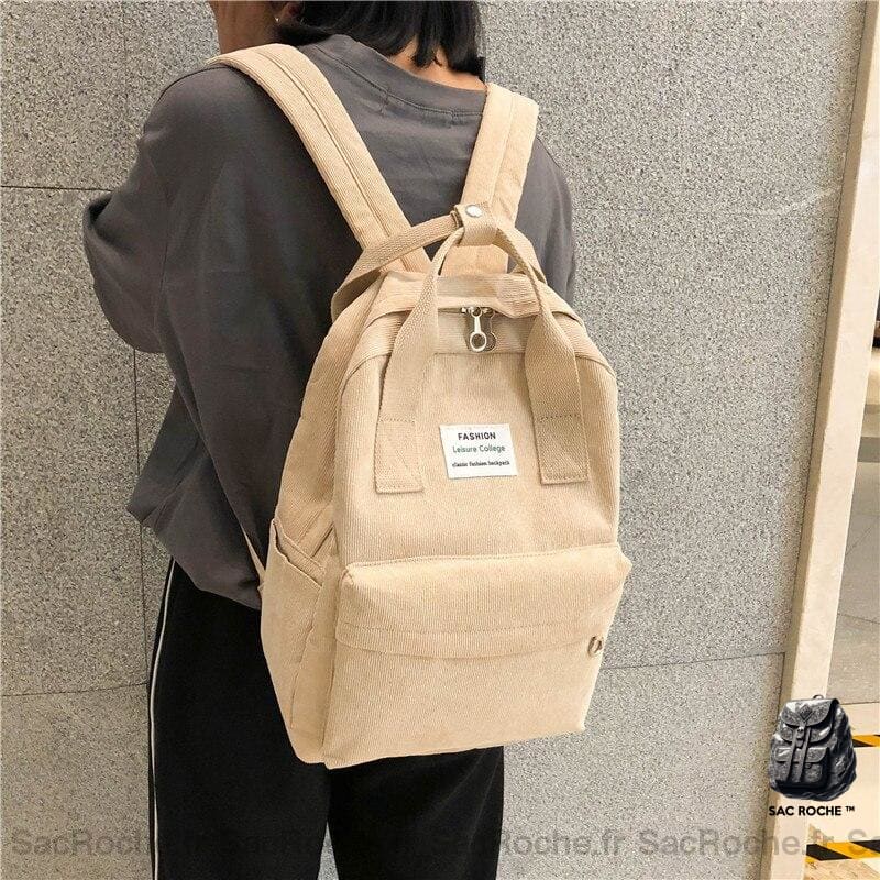 Sac À Dos Velours Côtelé Femme