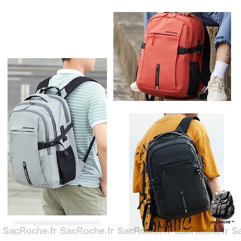 Sac À Dos Verrou Voyage Antivol Homme