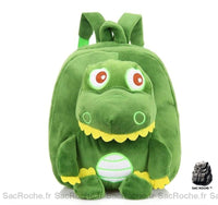 Sac à dos lilliputien dinosaure en polaire vert