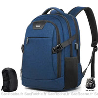 Sac à dos ville trendy - modèle Bleu / 15.6 pouces - Sac Roche ™