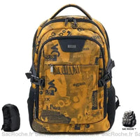 Sac à dos ville trendy - modèle Jaune / 15.6 pouces - Sac Roche ™